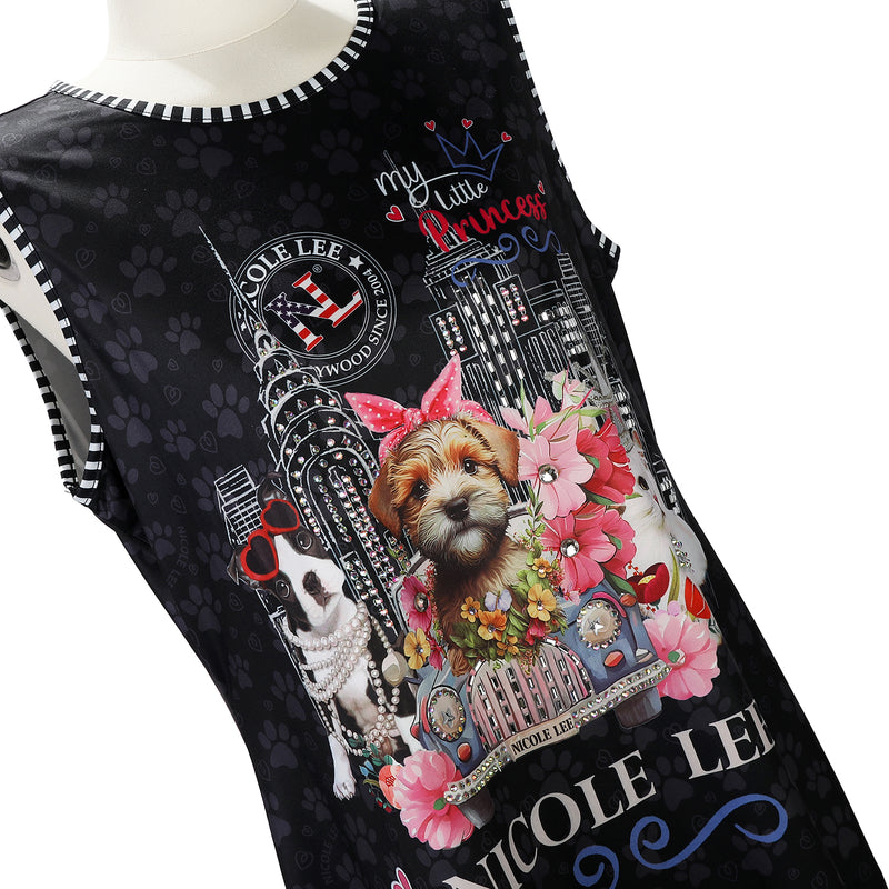 NICOLE LEE STRAP DRESS WITH SPARKLES (<tc>FAMILY YEARBOOK</tc>)