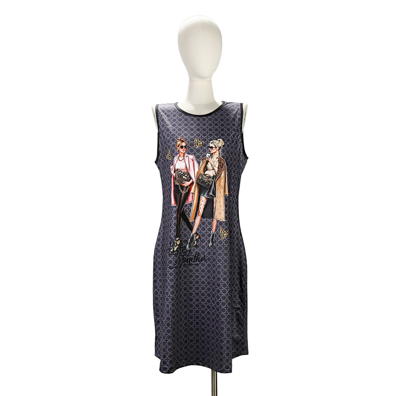 NICOLE LEE STRAP DRESS WITH SPARKLES (<tc>LADIES NIGHT OUT</tc>)