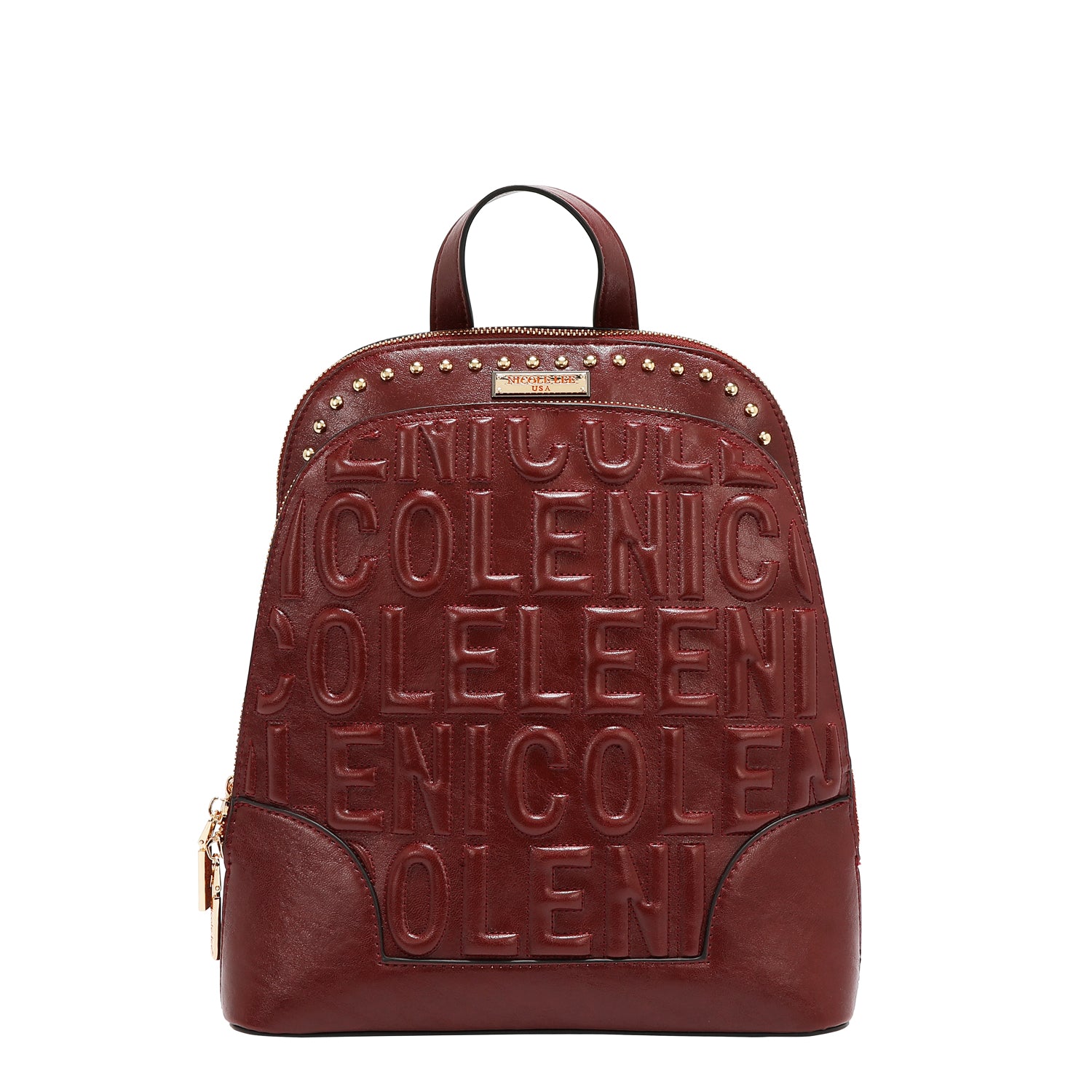 MOCHILA CON LOGOTIPO EN RELIEVE (VINO)