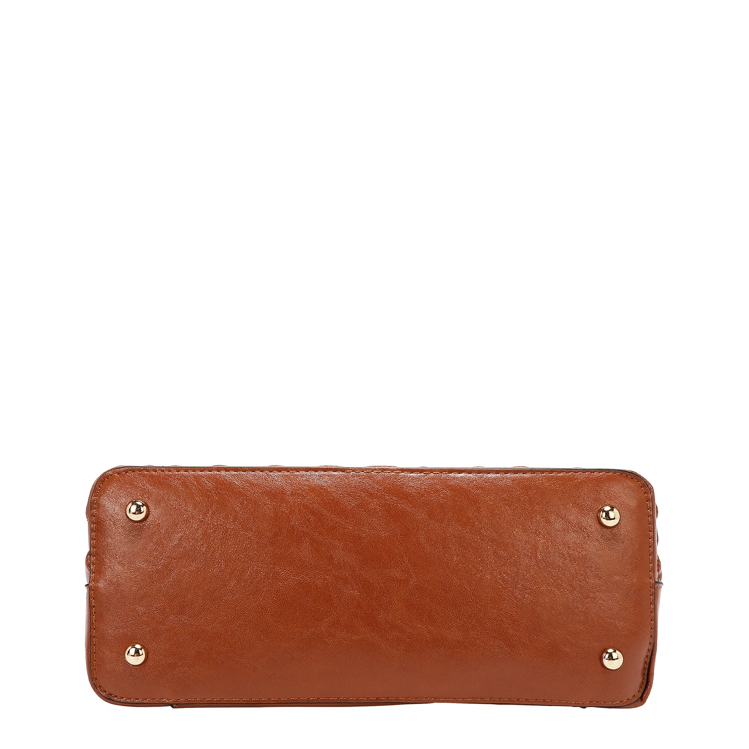 SAC DÔME AVEC LOGO EMBOSSÉ (MARRON)