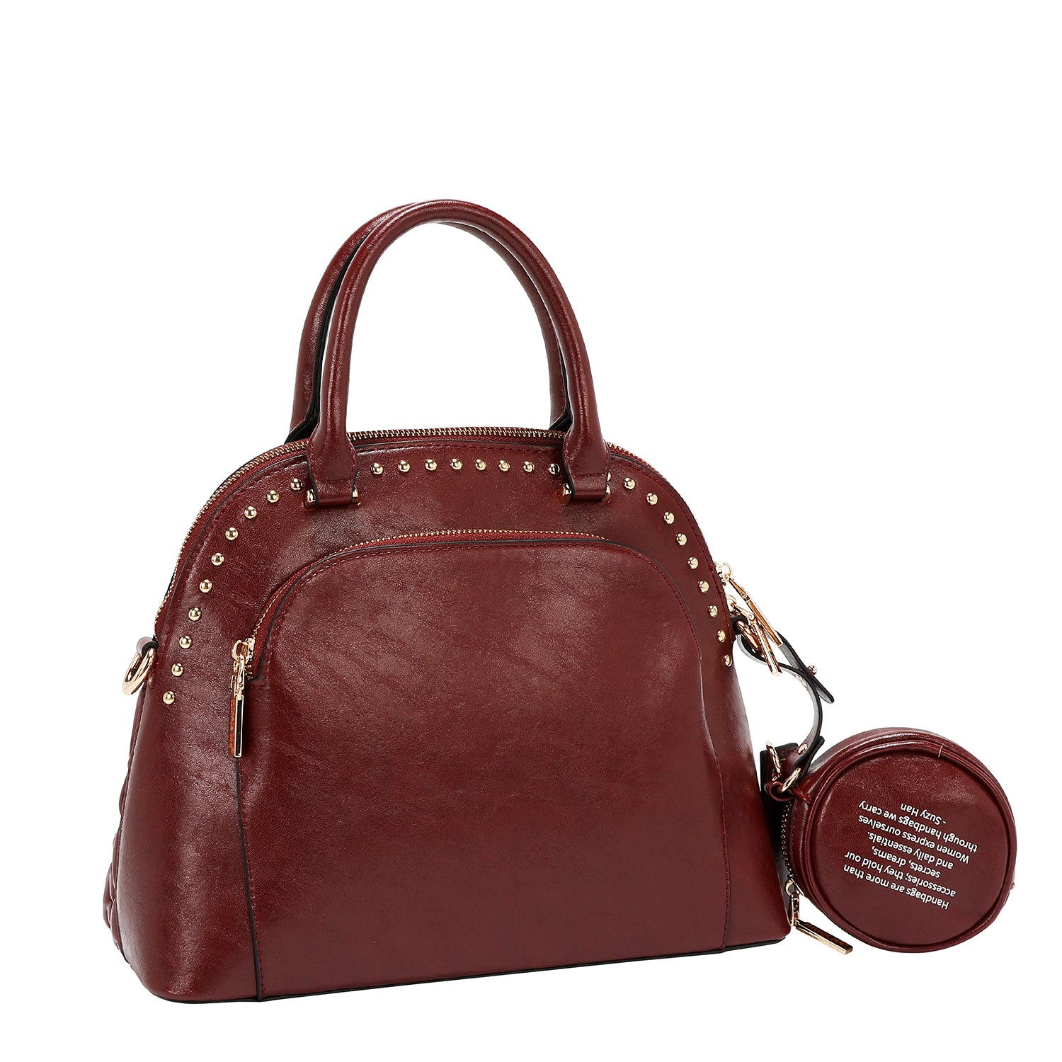SAC DÔME AVEC LOGO EMBOSSÉ (VIN)