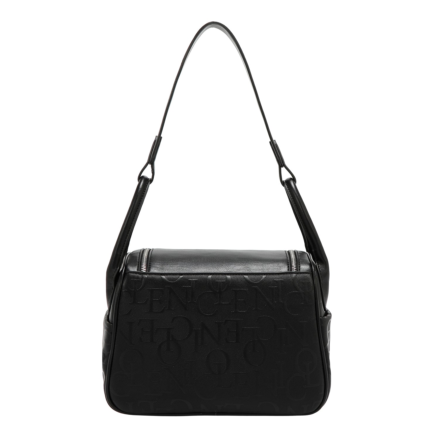 BORSA A TRACOLLA ELEGANCE IN RILIEVO (NERO)