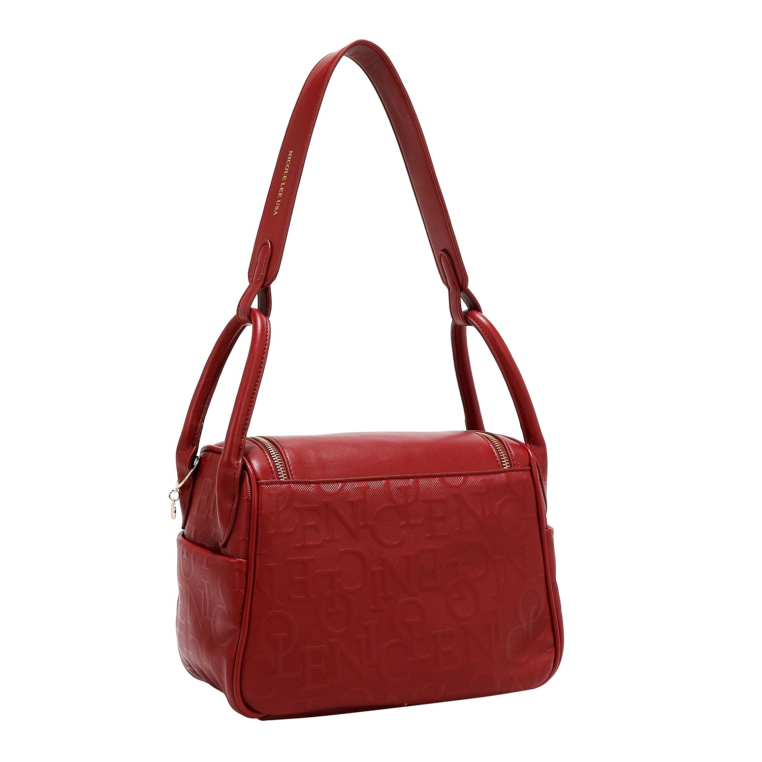 ELEGANCE UMHÄNGETASCHE MIT GEPRÄGUNG (ROT)