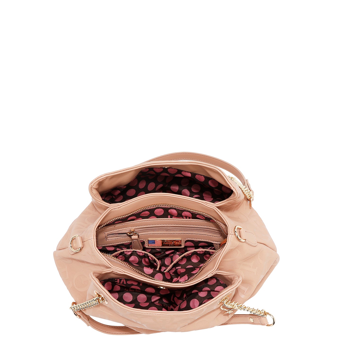 Bolsa em alívio (rosa)