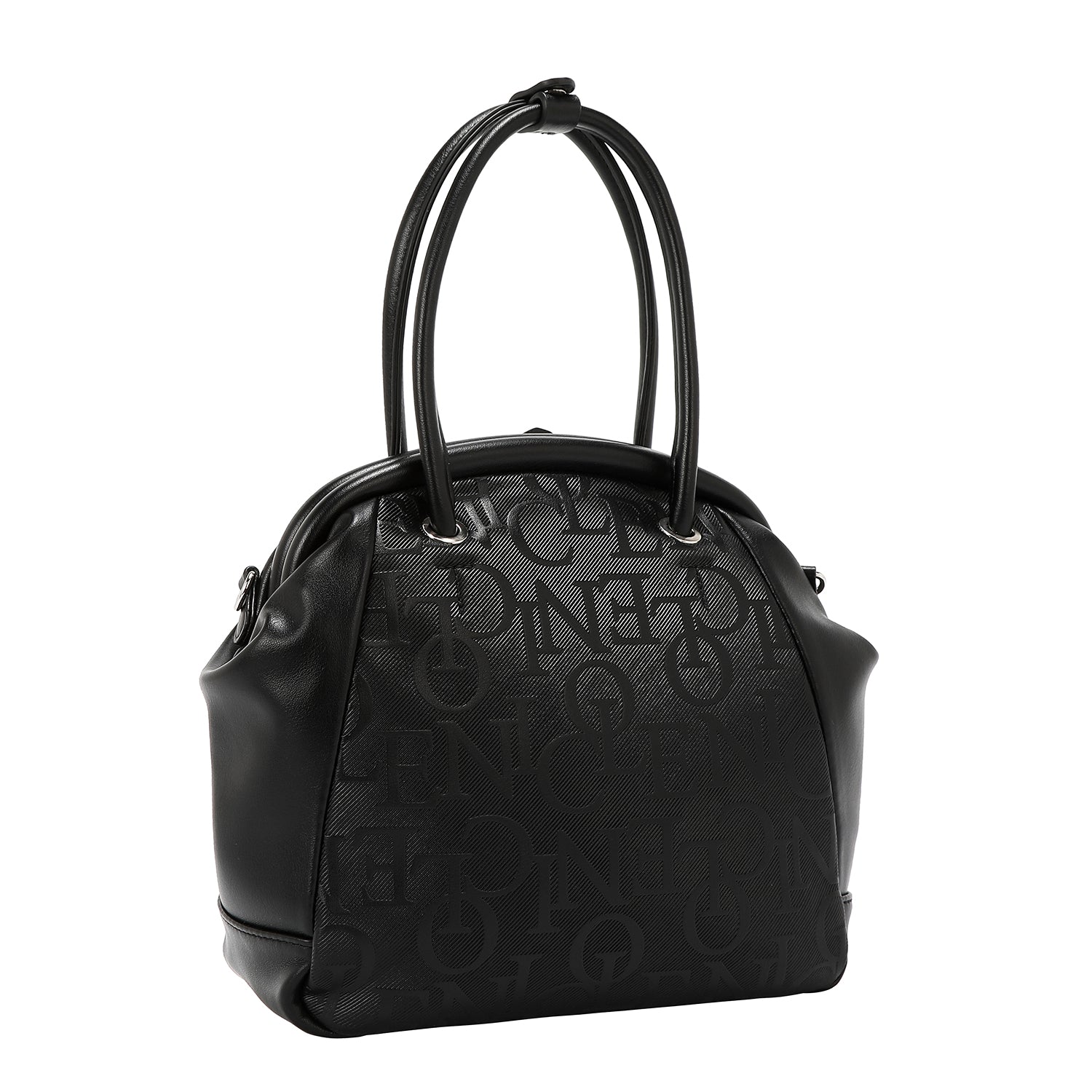 Sac à bandoulière avec cadre de relief élégant (noir)