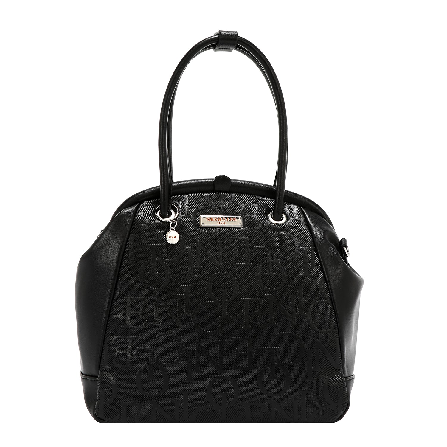 Sac à bandoulière avec cadre de relief élégant (noir)