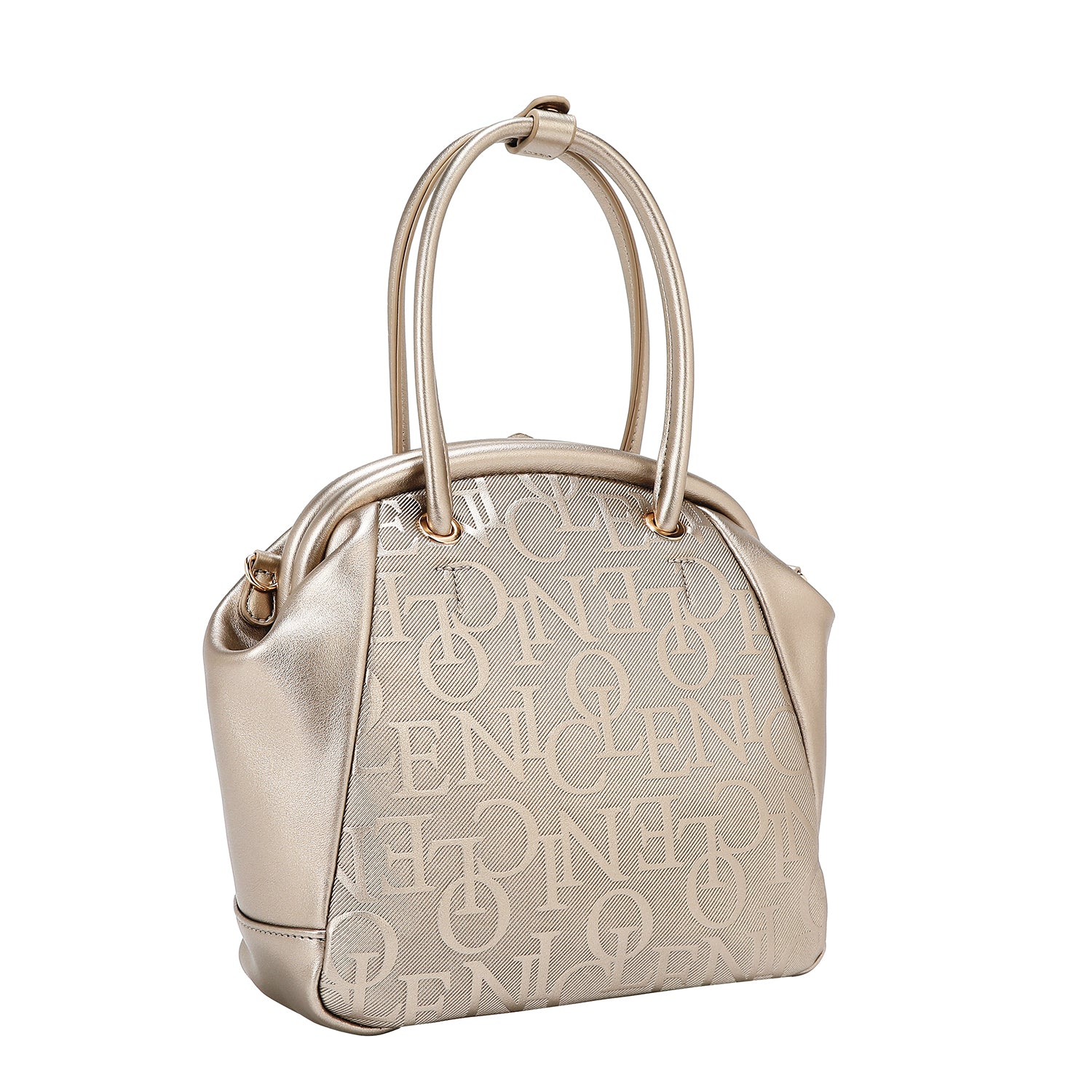 Sac à bandoulière avec cadre de relief élégant (champagne)
