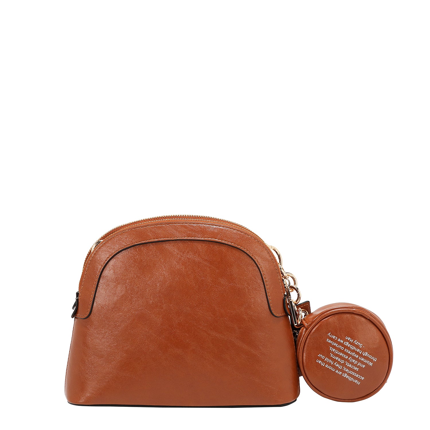 BORSA A TRACOLLA EMB17531 (MARRONE)