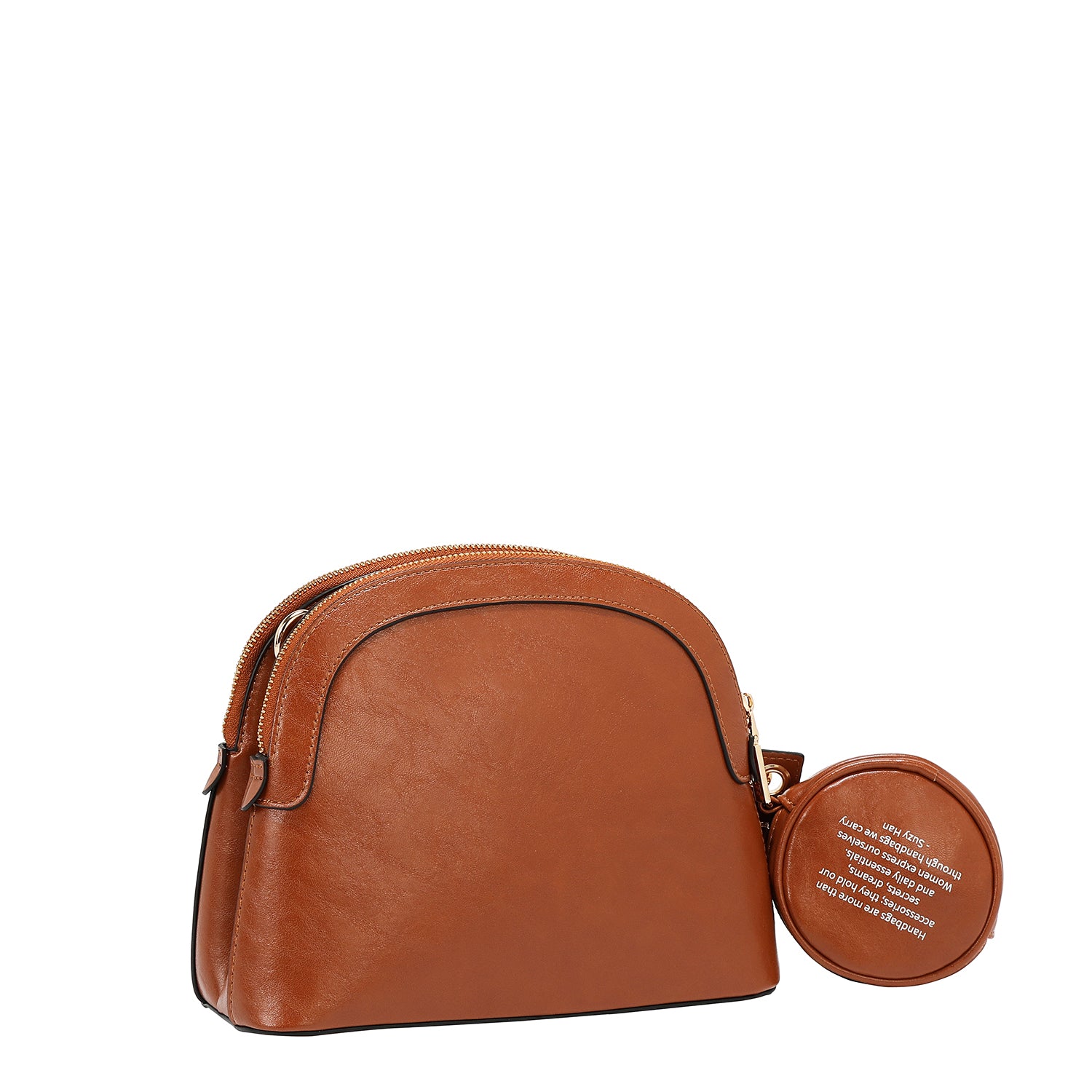 BORSA A TRACOLLA EMB17531 (MARRONE)