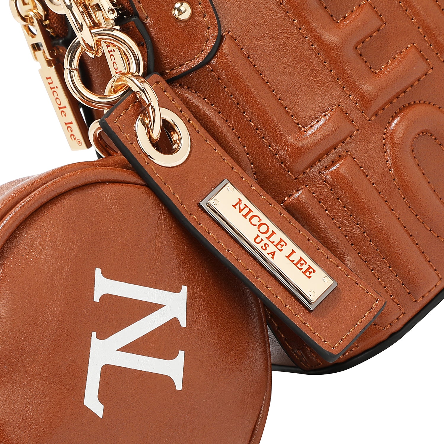 BORSA A TRACOLLA EMB17531 (MARRONE)