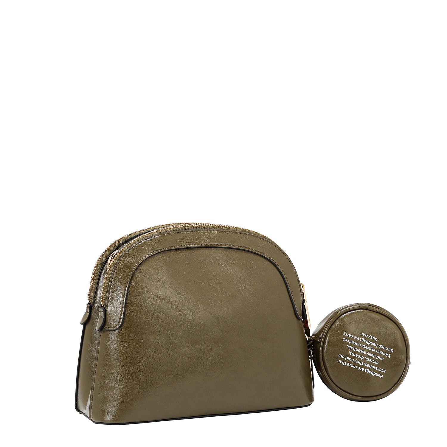BORSA A TRACOLLA EMB17531 (OLIVA)