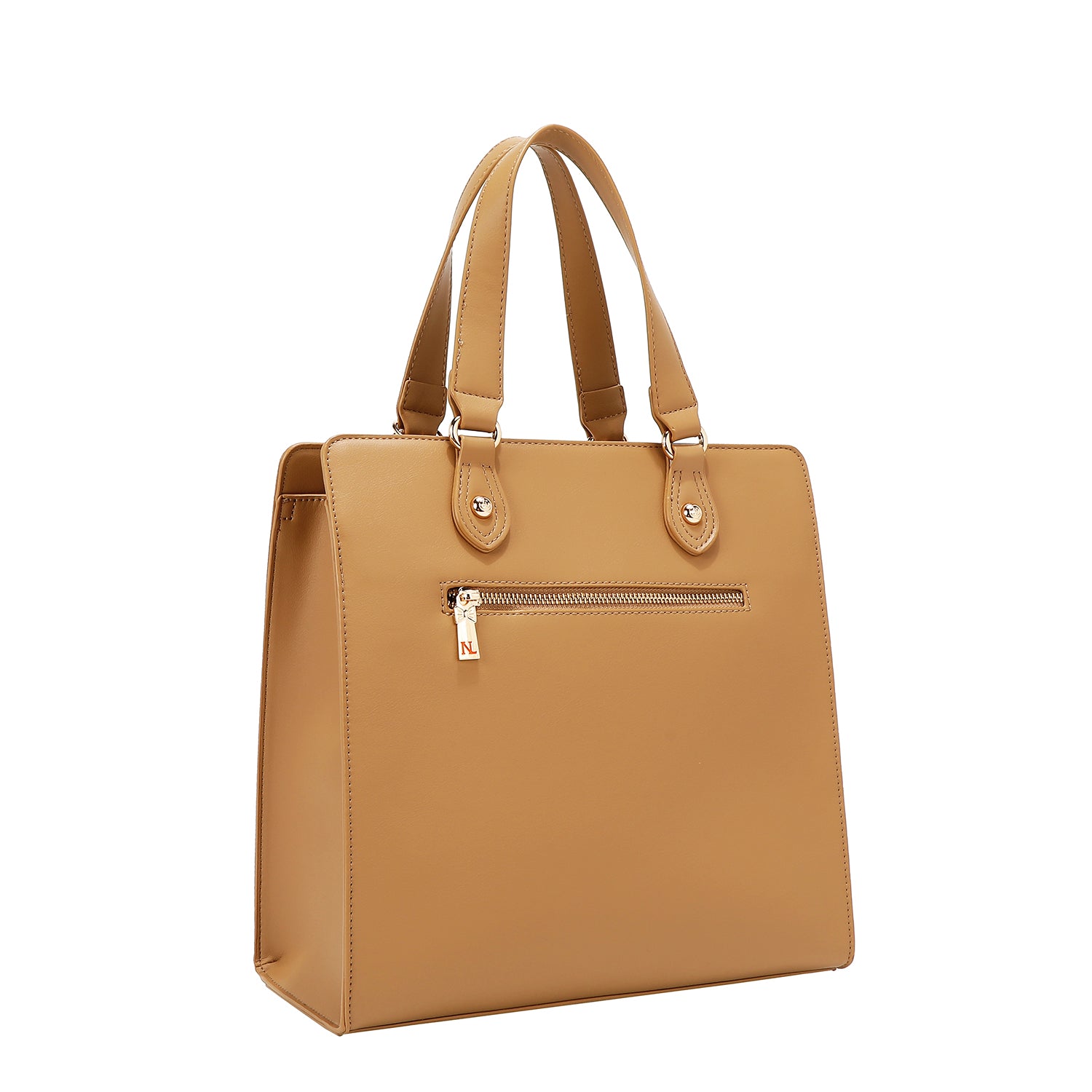 Blumenpop -Tasche (Taupe)