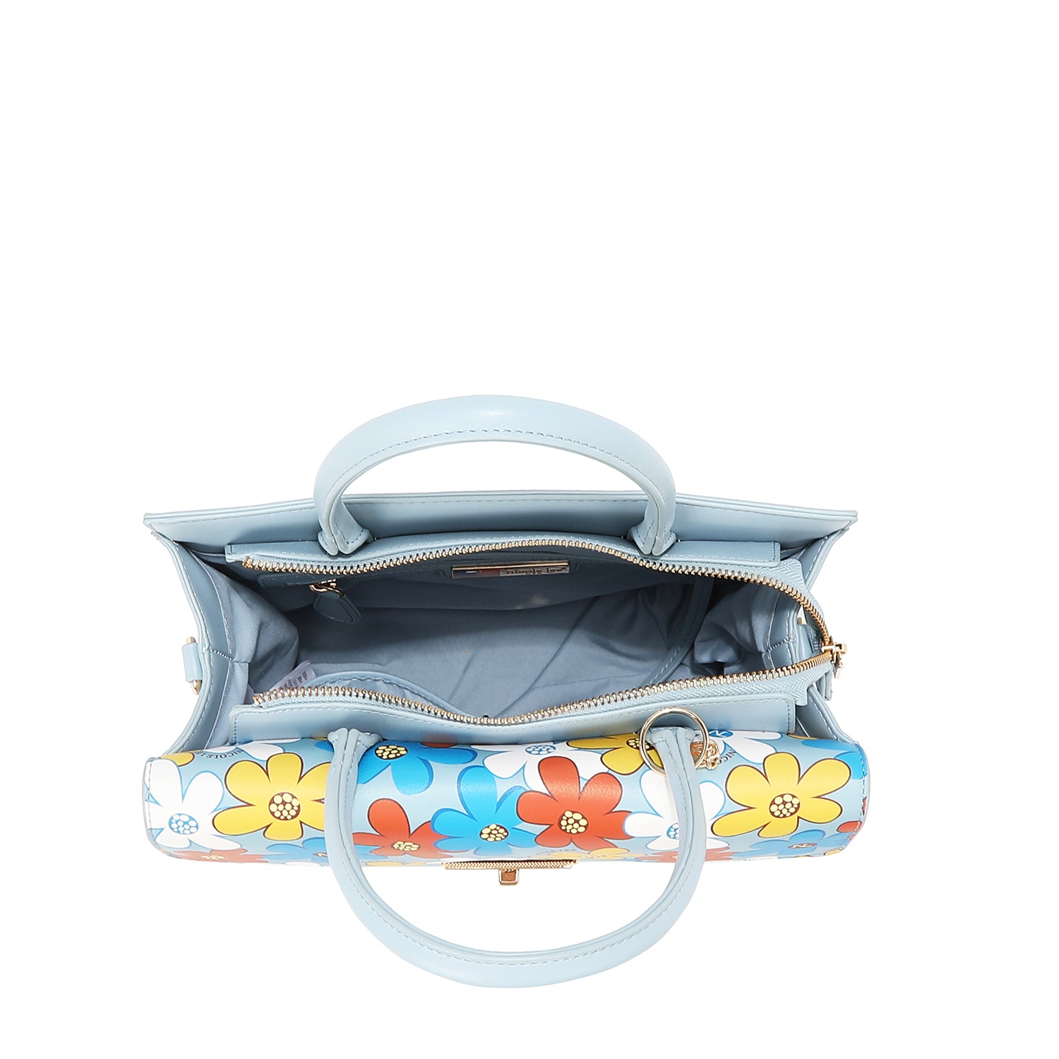 BOLSO SATCHEL POP FLORAL (ROSA)