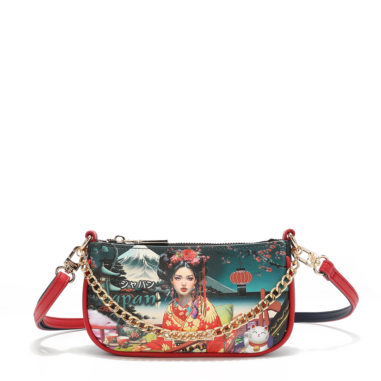 SET DE REGALO 2 PIEZAS (Bolso Cruzado + Cartera) (AKIKO LA BELLEZA)