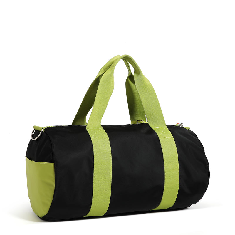 COLORBLOCK BLACK GYM BAG