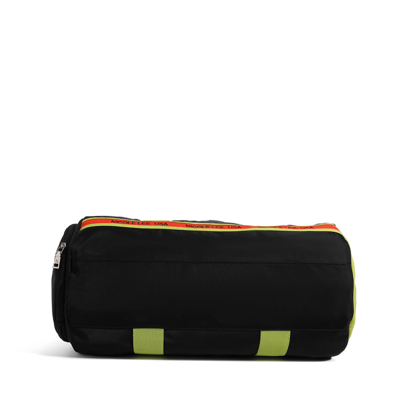 COLORBLOCK BLACK GYM BAG
