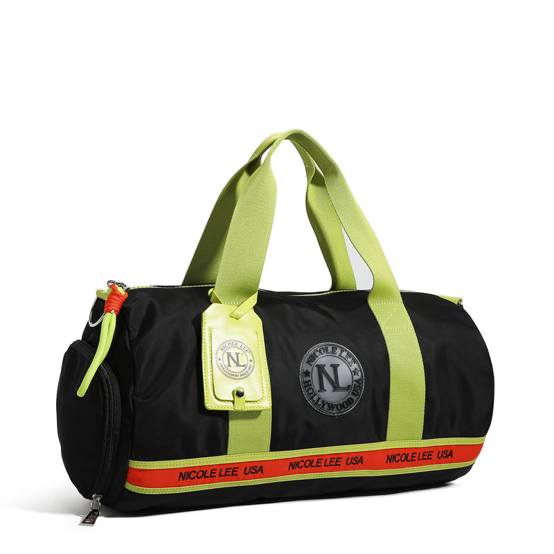COLORBLOCK BLACK GYM BAG