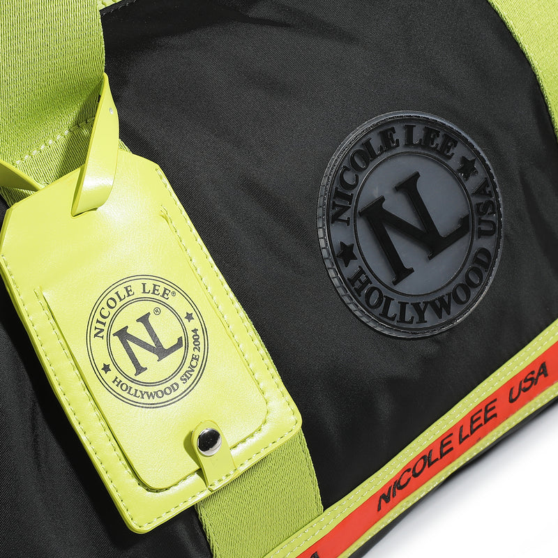 COLORBLOCK BLACK GYM BAG