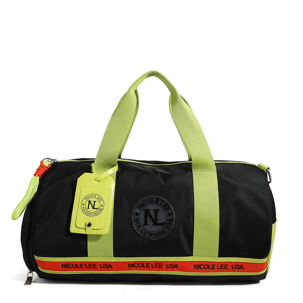 COLORBLOCK BLACK GYM BAG
