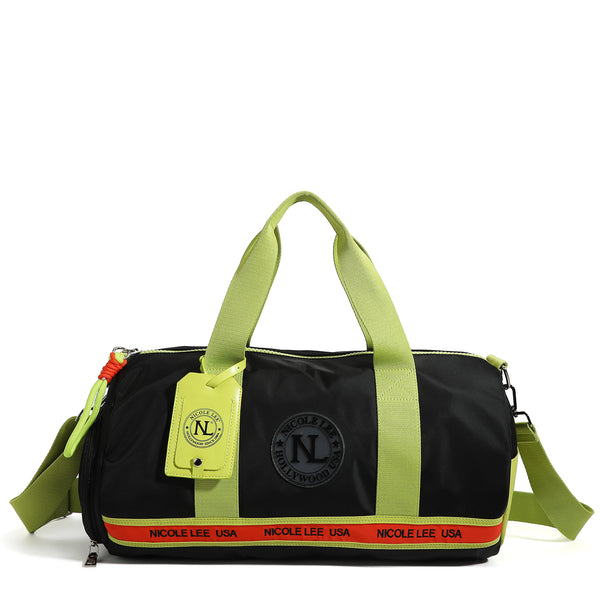 COLORBLOCK BLACK GYM BAG