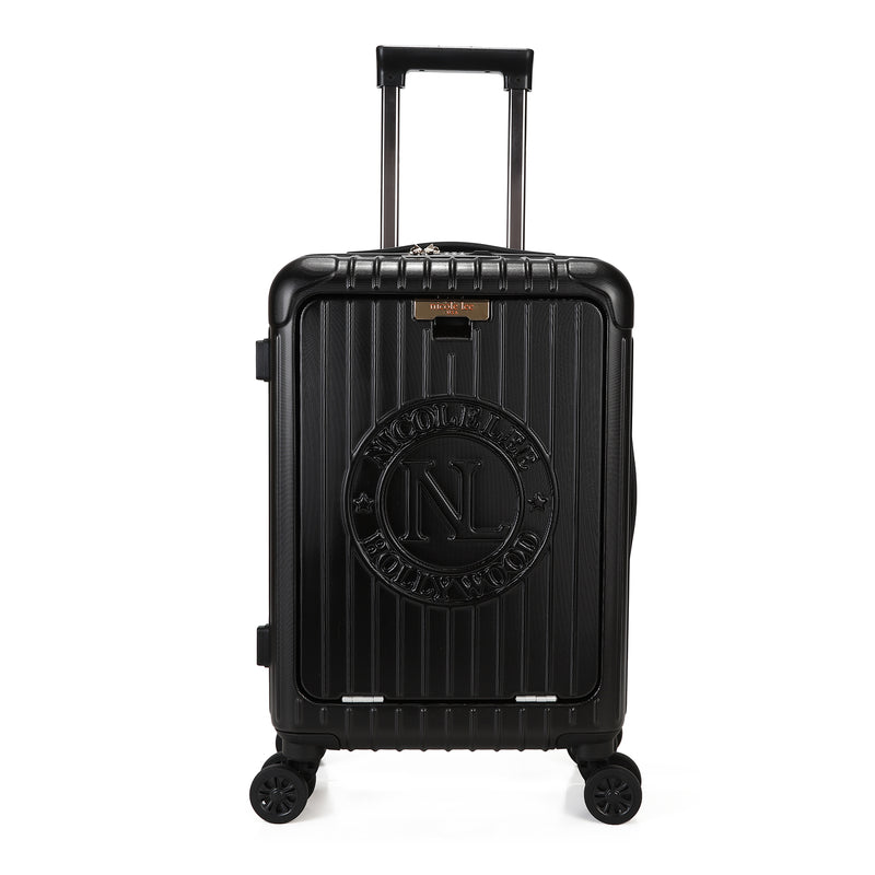 SOLID BLACK CABIN SUITCASE