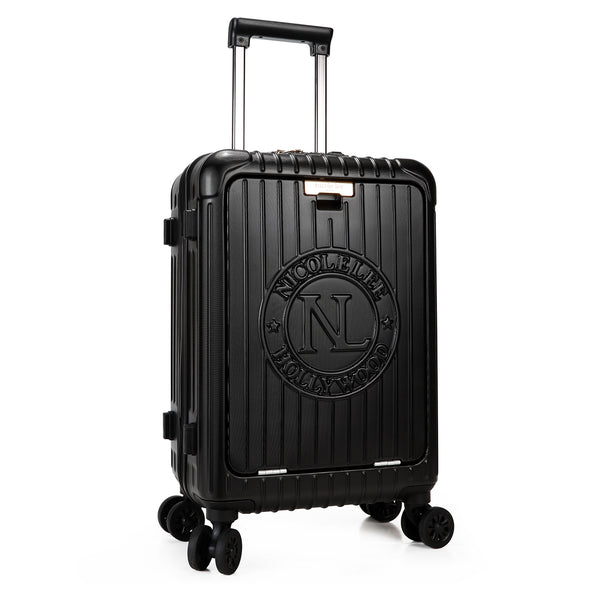 SOLID BLACK CABIN SUITCASE