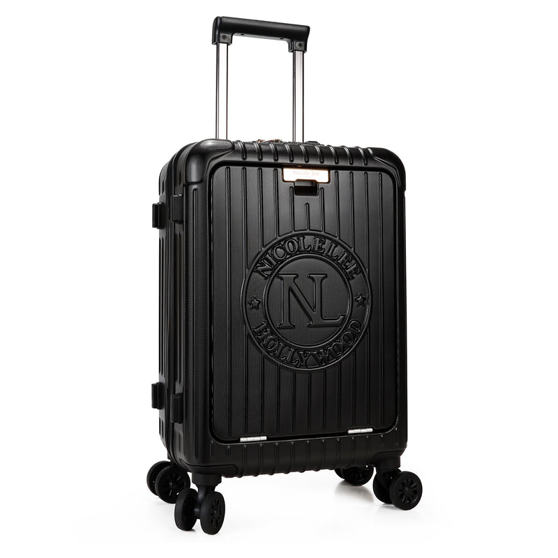SOLID BLACK CABIN SUITCASE