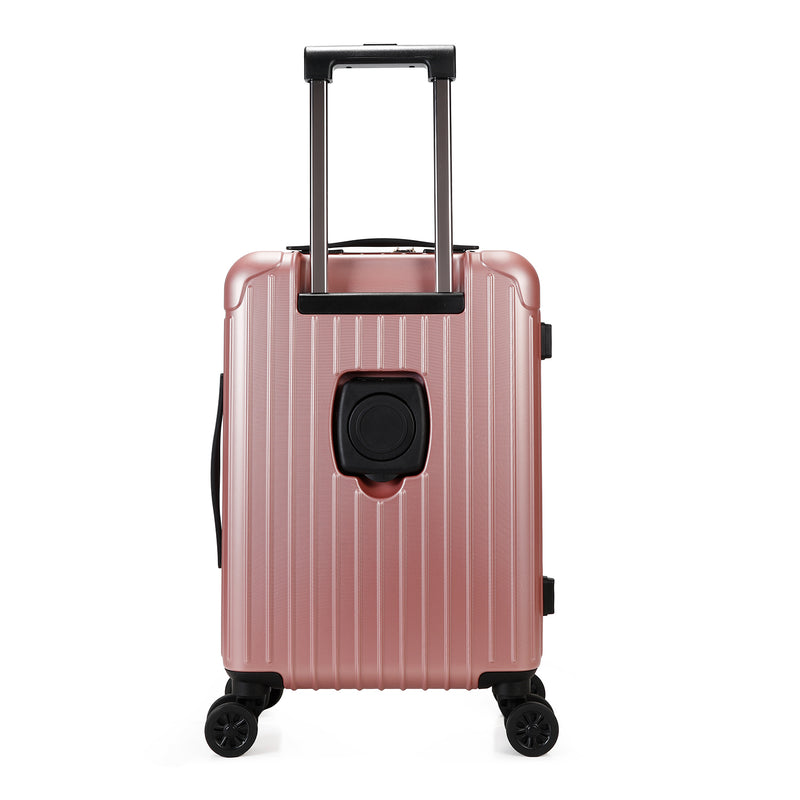 SOLID PINK CABIN SUITCASE