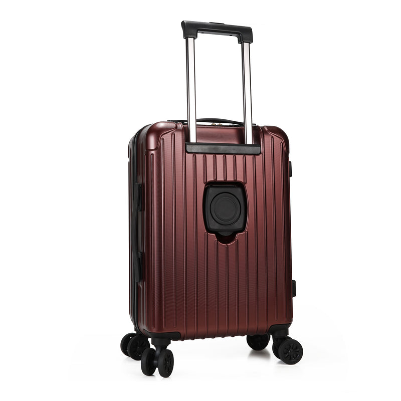 SOLID RED CABIN SUITCASE