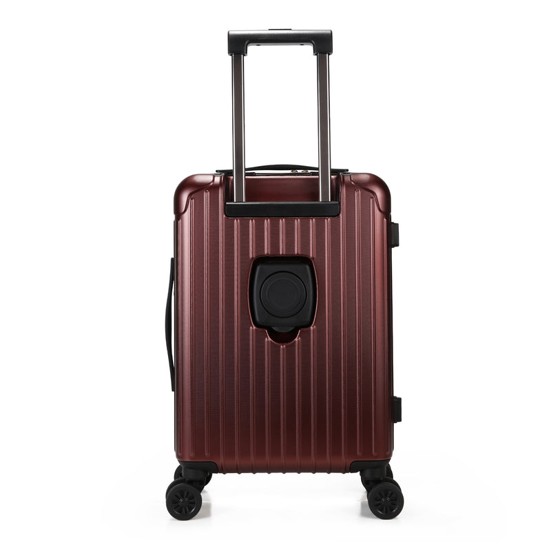 SOLID RED CABIN SUITCASE