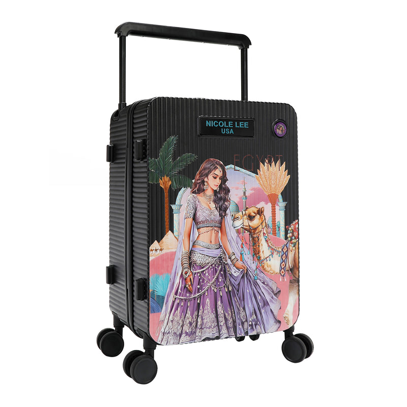 CABIN SUITCASE 20" WITH STRETCH MARKS (<tc>QUEEN CLEOPATRA</tc>)