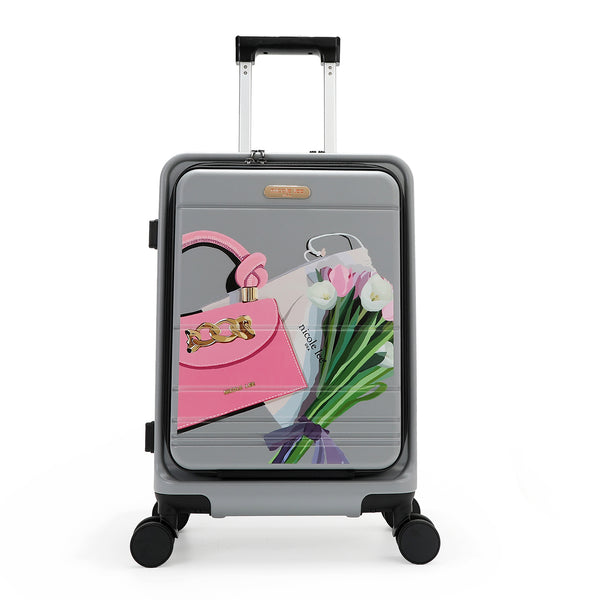 CABIN SUITCASE 20" WITH STRIPES (<tc>VIOLET BLOSSOM</tc>)