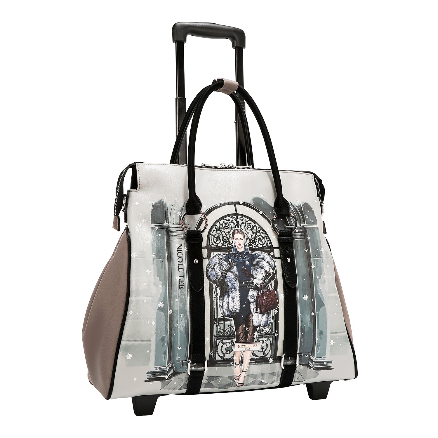 BOLSO TOTE RODANTE (MODA SNOWFLAKE)