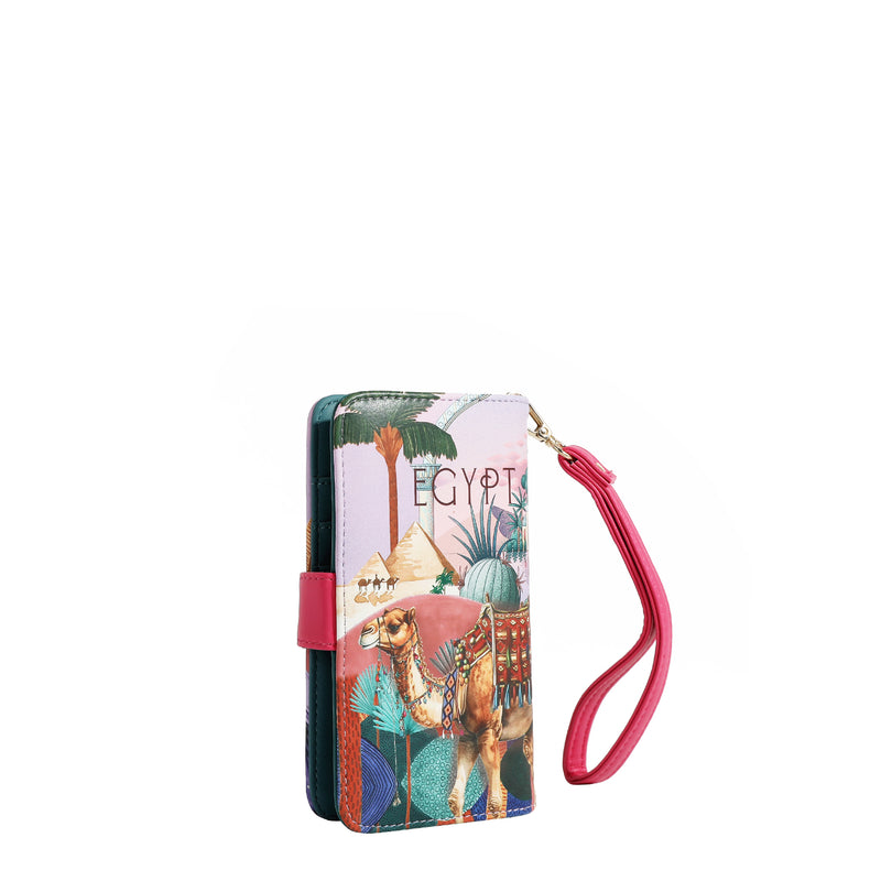 NL SIGNATURE PHONE CASE AND WALLET WITH STRAP (<tc>QUEEN CLEOPATRA</tc>)