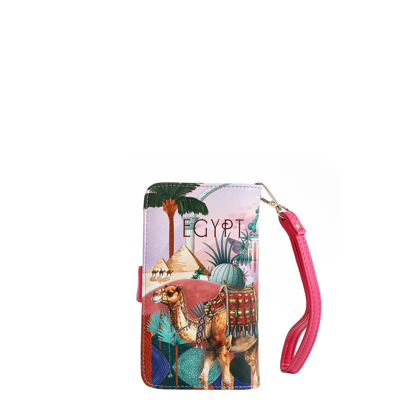 NL SIGNATURE PHONE CASE AND WALLET WITH STRAP (<tc>QUEEN CLEOPATRA</tc>)