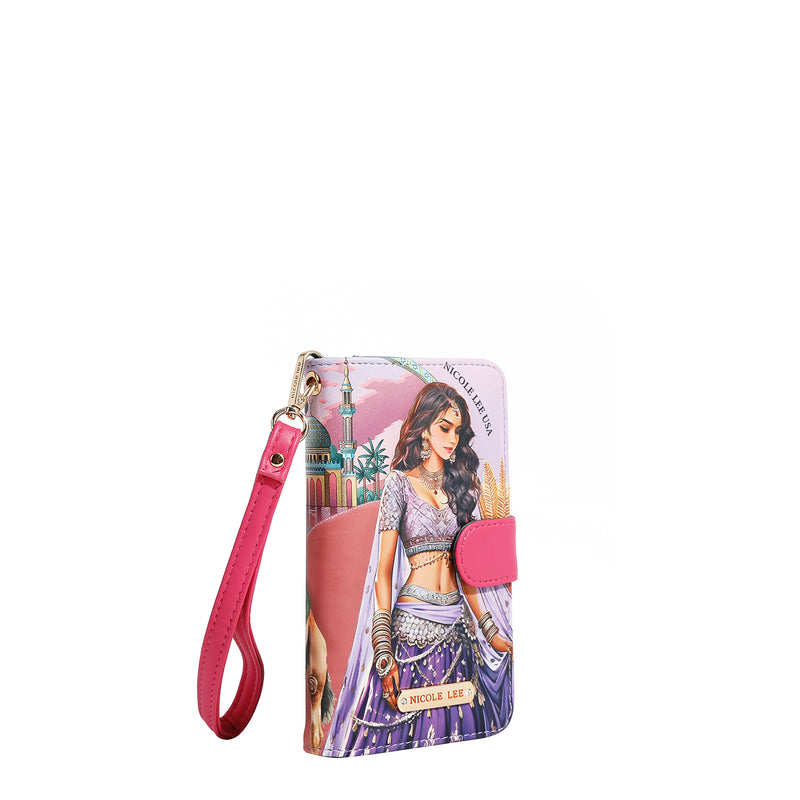 NL SIGNATURE PHONE CASE AND WALLET WITH STRAP (<tc>QUEEN CLEOPATRA</tc>)