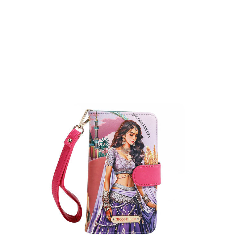 NL SIGNATURE PHONE CASE AND WALLET WITH STRAP (<tc>QUEEN CLEOPATRA</tc>)