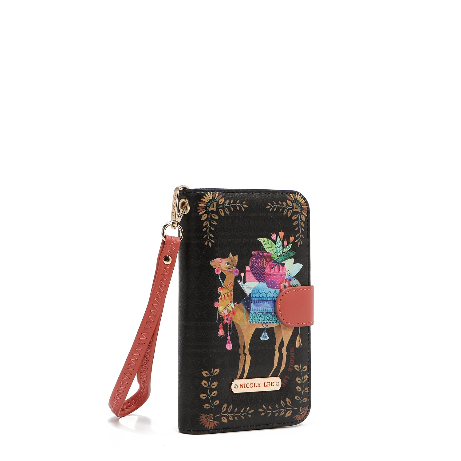 FUNDA DE TELEFONO Y CARTERA CON LA FIRMA DE NL CON CORREA (SAHARA TREASURE)