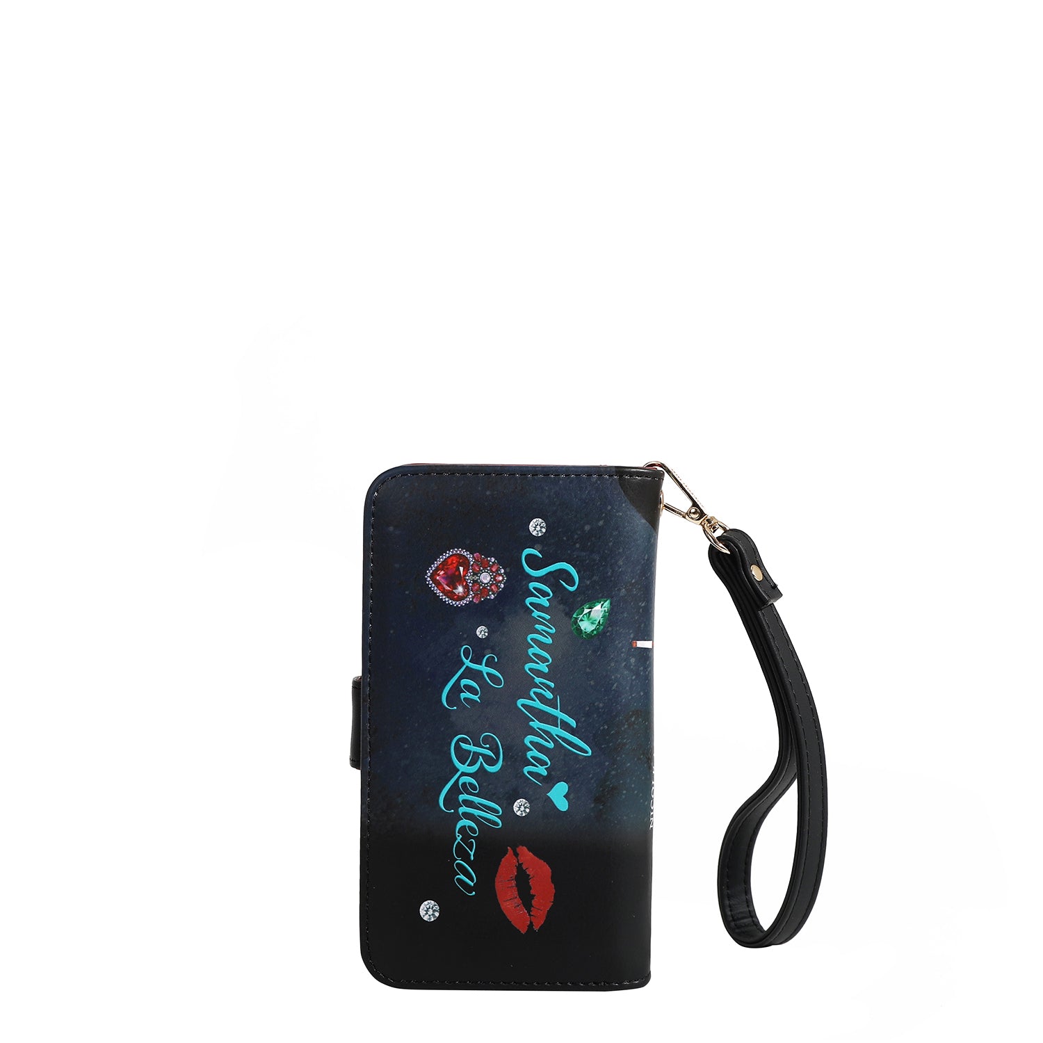 NL SIGNATURE PHONE CASE AND WALLET WITH STRAP (<tc>SAMANTHA LA BELLEZA</tc>)