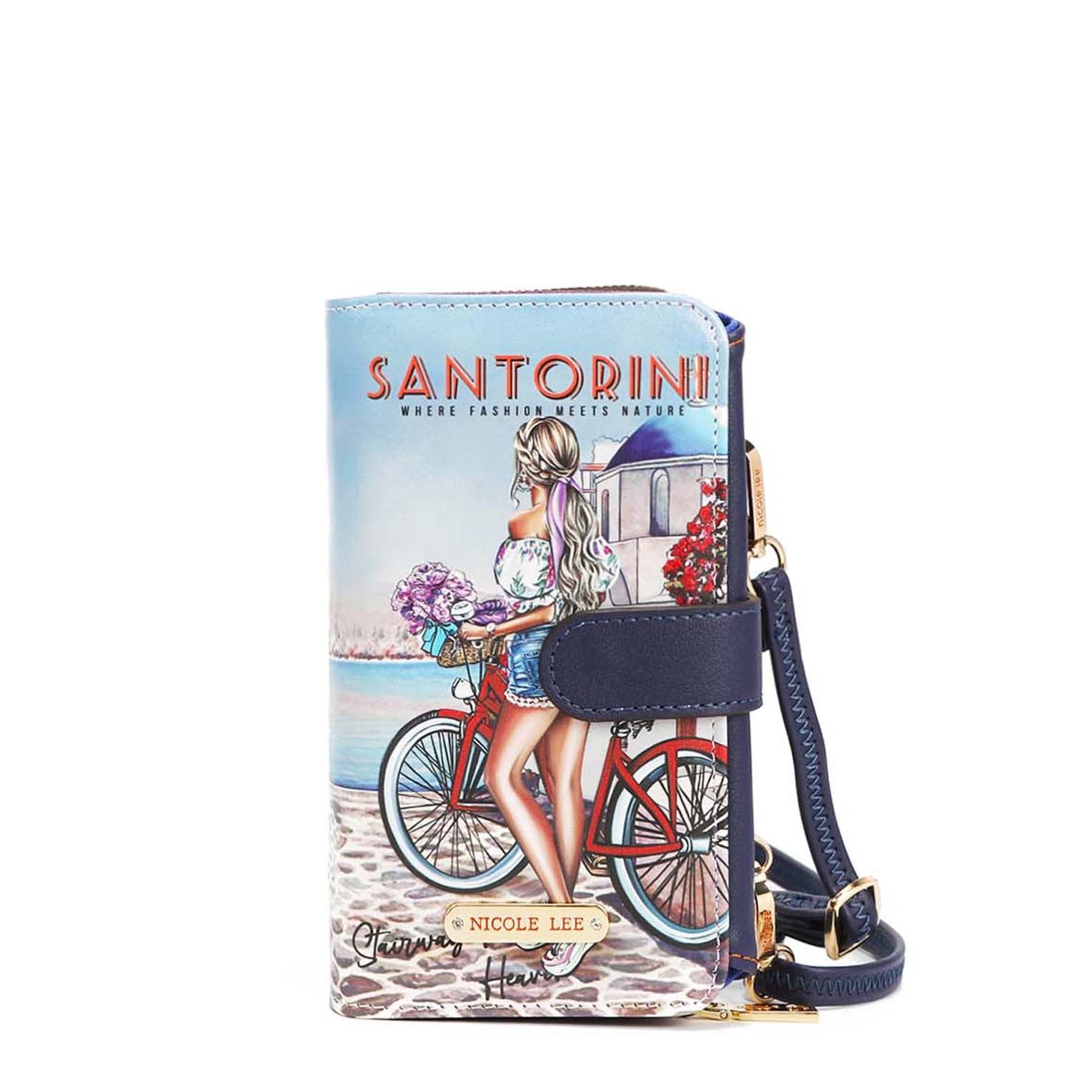 FUNDA DE MOVIL PLEGABLE CON FUNCIÓN DE BANDOLERA