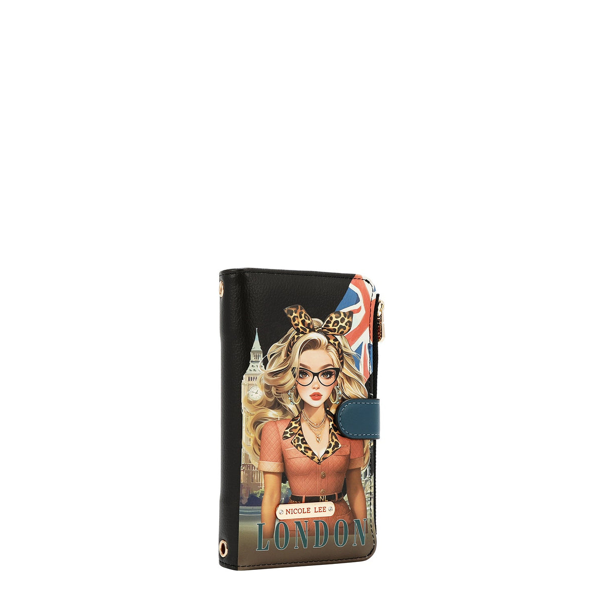 CARTERA PARA MOVIL (LONDON EYE-NEGRO)