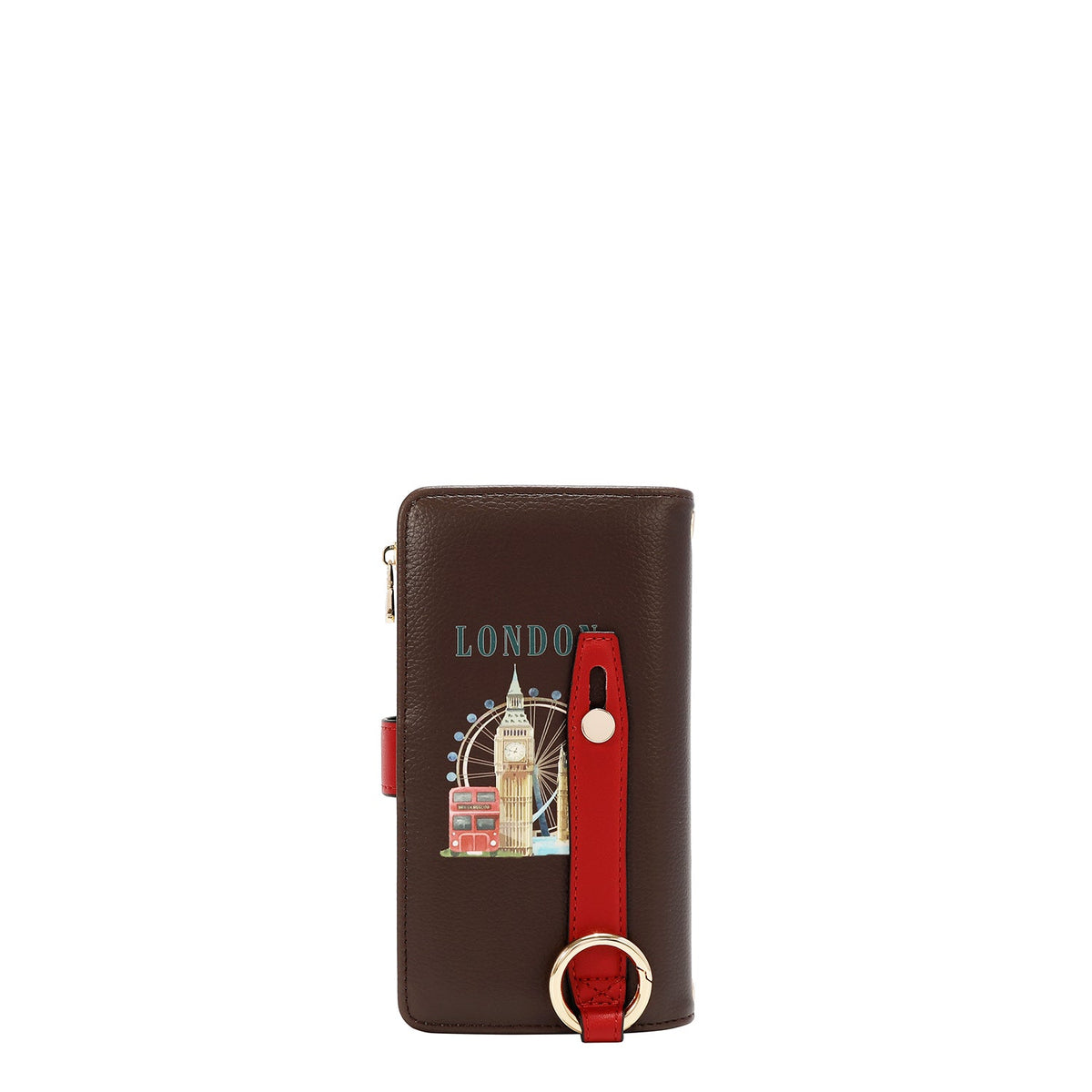 CARTERA PARA MOVIL (LONDON EYE-MARRON)