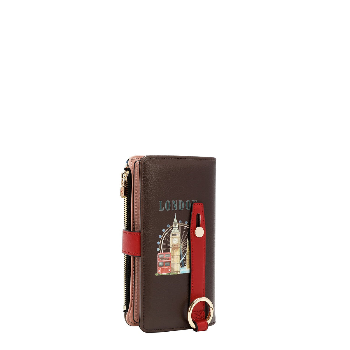 CARTERA PARA MOVIL (LONDON EYE-MARRON)