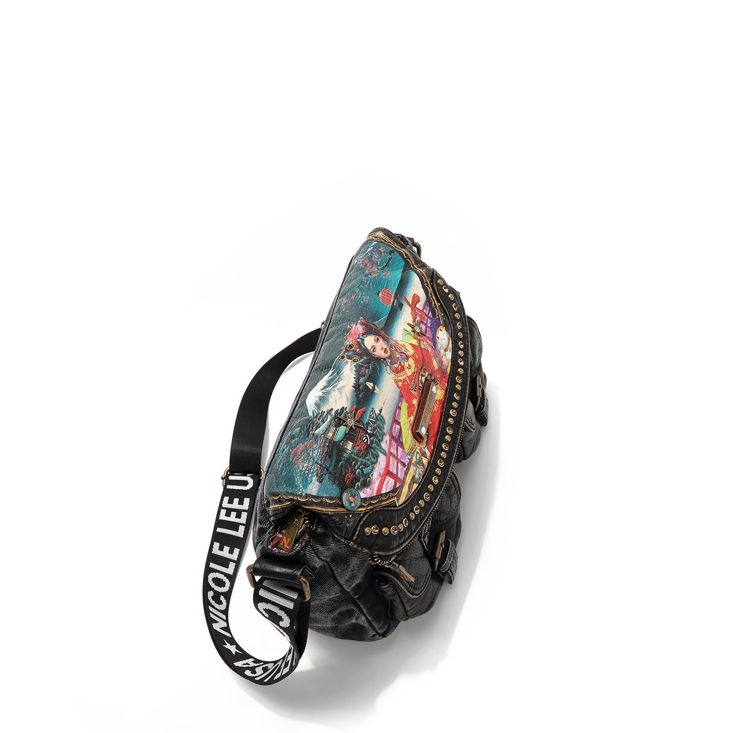 BOLSO CON SOLAPA DENIM (AKIKO LA BELLEZA)