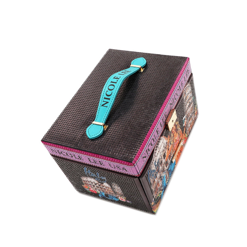 LARGE JEWELRY BOX WITH RHINESTONE (<tc>MARTHA TRAVELS ITALY</tc>)