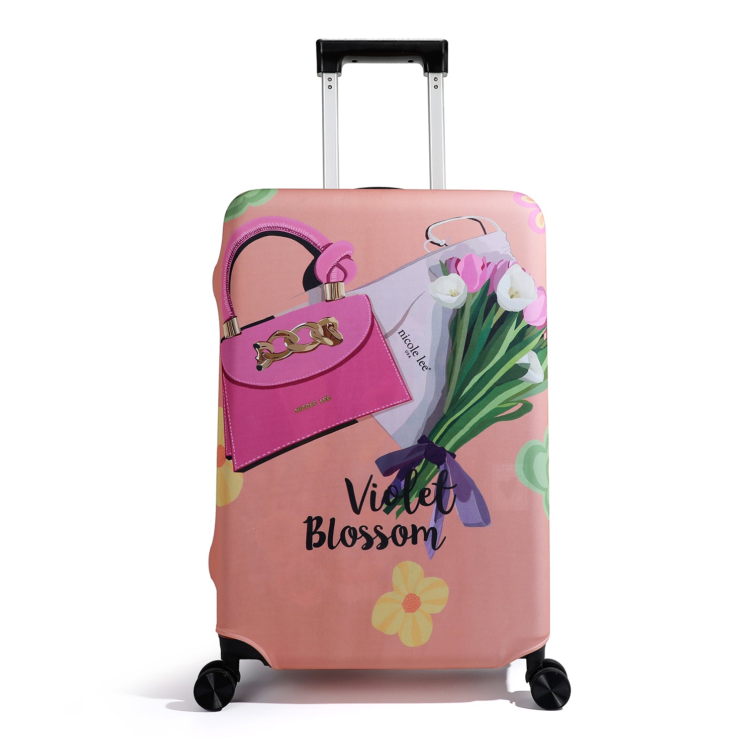 FUNDA PARA MALETA (VIOLET BLOSSOM)
