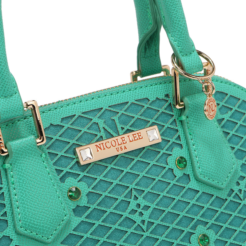 SATCHEL GRACIE TYPE DOMO BAG (GREEN)