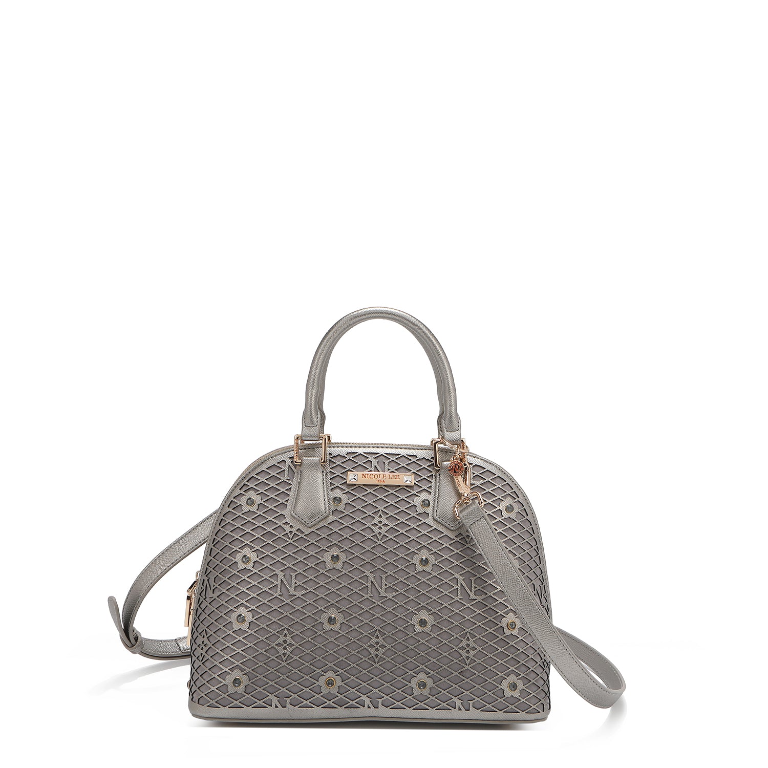 BOLSO DOMO TIPO SATCHEL GRACIE (GRIS)