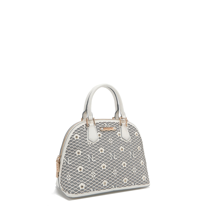 SATCHEL GRACIE TYPE DOMO BAG (White)
