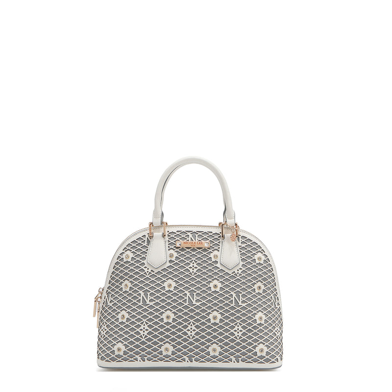 SATCHEL GRACIE TYPE DOMO BAG (White)